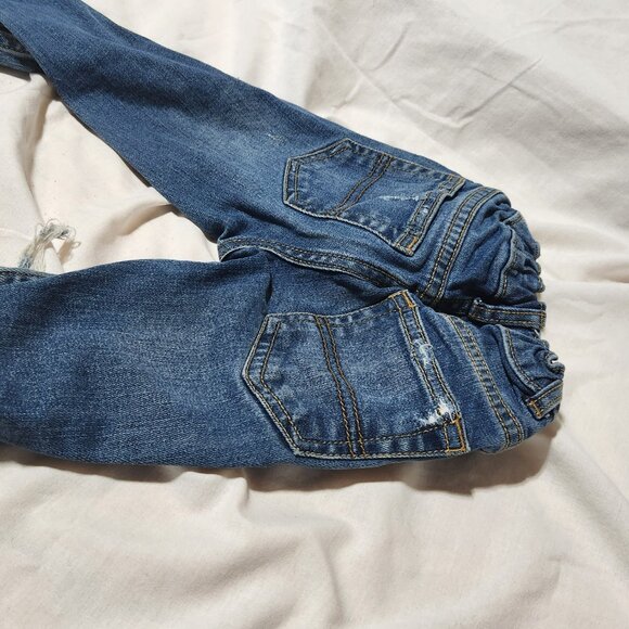 By Gosh Girls Embroidered Jeans – Size 3T – Floral Patchwork & Distressed Detail - Picture 13 of 13